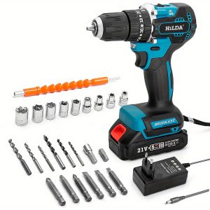 Cordless Electric Hand Drill, Adjustable Fast Charging Electric Hand Drill Lightweight US Plug For Home Repair